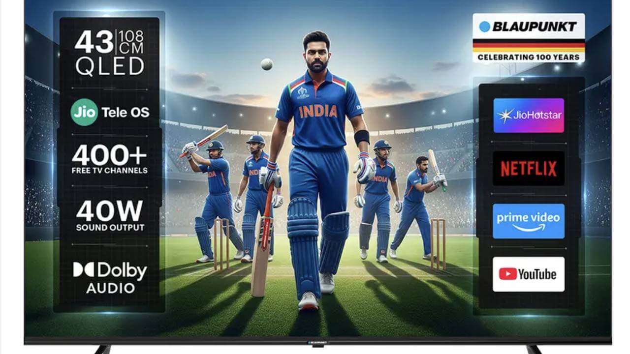 सिर्फ 9,699 रुपये में Blaupunkt का सुपर स्मार्ट TV, दमदार साउंड OTT और HD का धमाका
