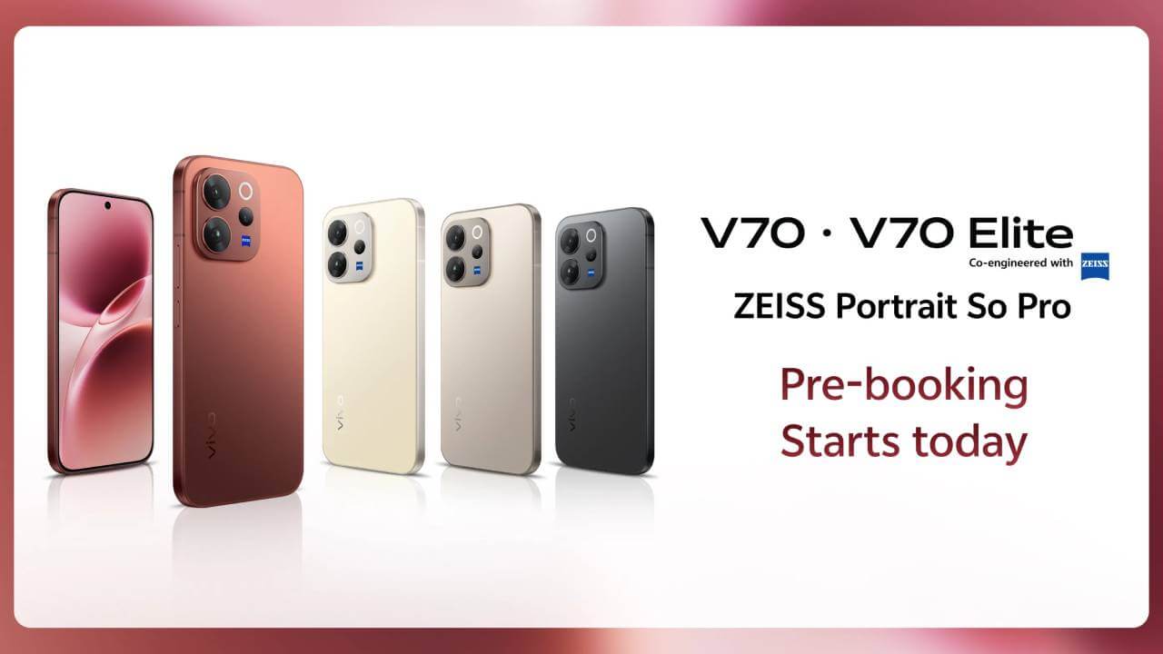 vivo V70 और V70 Elite लॉन्च: 50MP ZEISS टेलीफोटो कैमरा और Snapdragon 8s Gen 3 के साथ ‘फ्लैगशिप’ धमाका
