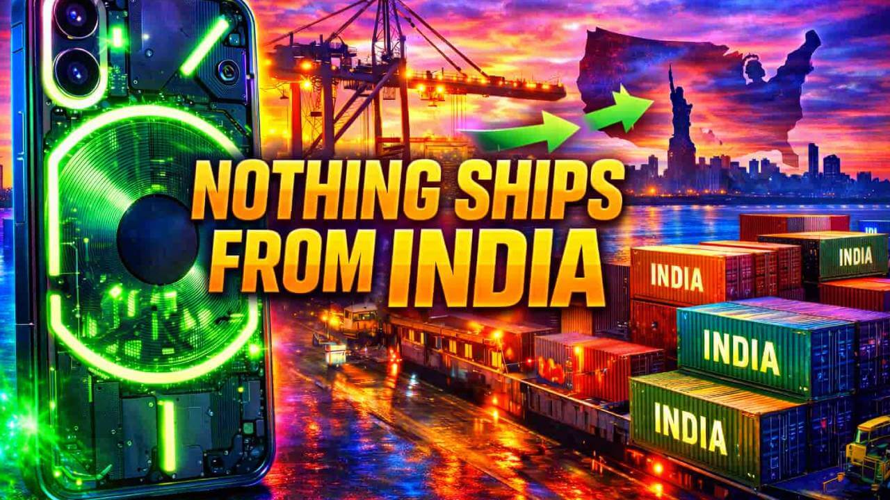 इंडिया बनेगा NOTHING का एक्सपोर्ट हब, Made in India फोन 48 देशों मे बिकेंगे