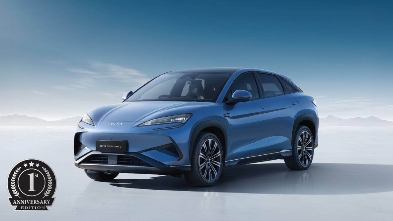 BYD SEALION 7 First Anniversary Edition लॉन्च: 17 मार्च से बुकिंग शुरू