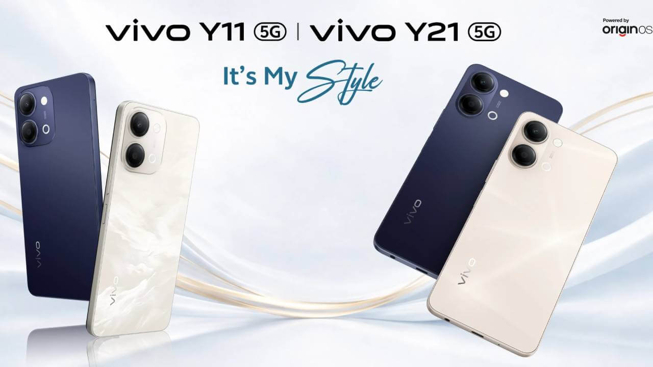 मज़बूत बैटरी और दमदार ड्यूरेबिलिटी के साथ vivo Y21 5G और Y11 5G लॉन्च