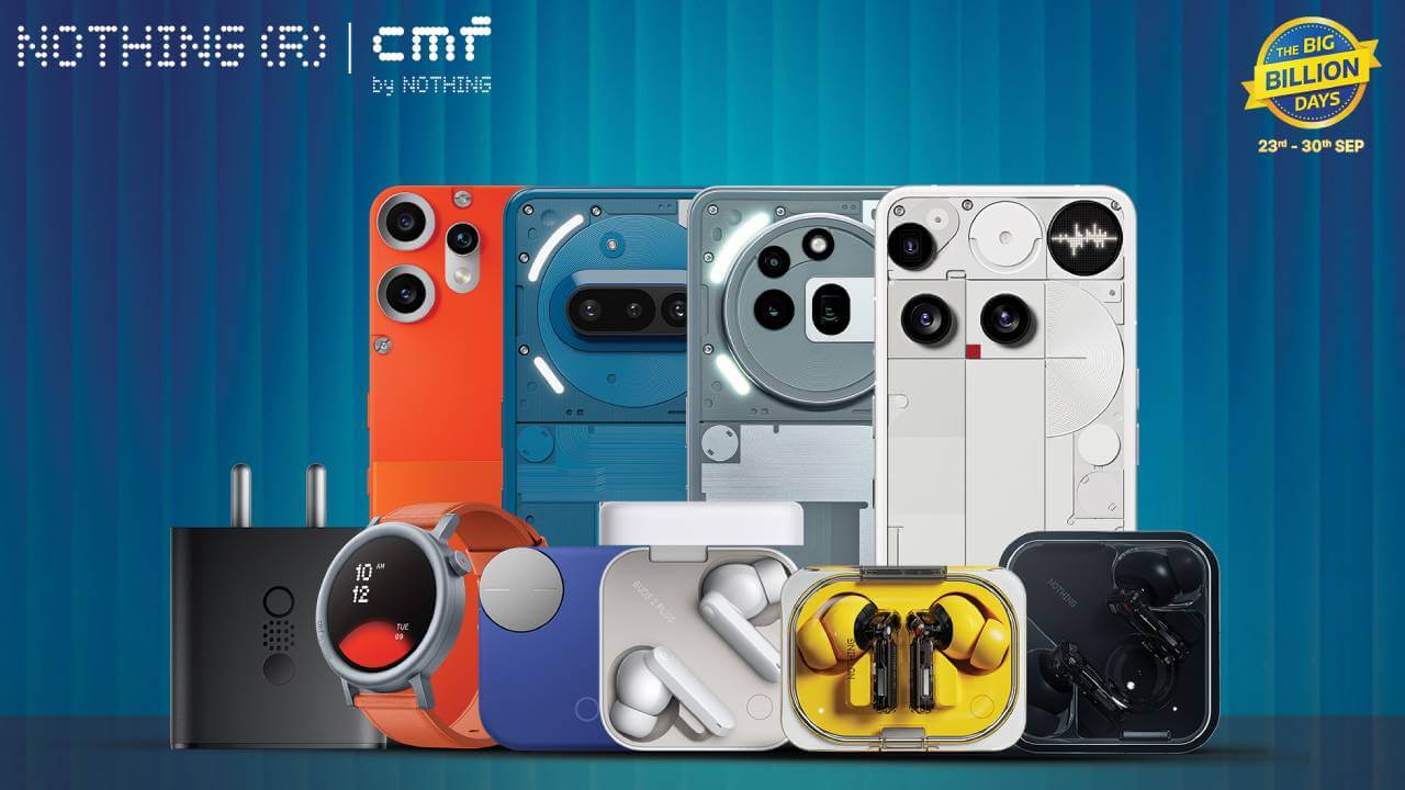 Flipcart की बिग बिलियन डेज़ में Nothing ने की खास ऑफर्स की घोषणा