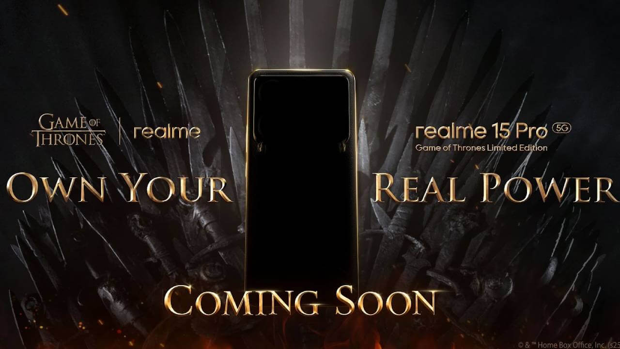 7000 mah की बैटरी के साथ realme Game of Thrones में फैंटेसी और स्टाइल का धमाका