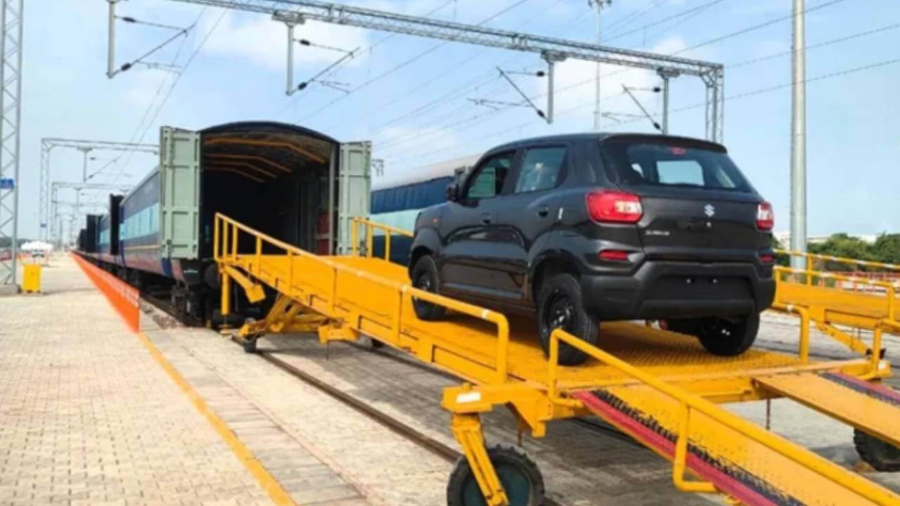 इंडियन लॉजिस्टिक्स सेक्टर में नई क्रांति : ट्रेन से कश्मीर पहुंचीं Maruti Suzuki की 100+ कारें