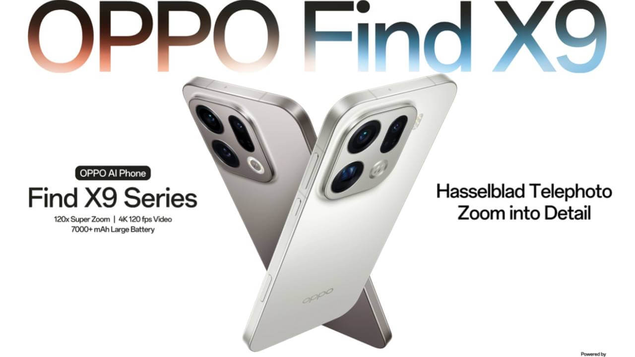 OPPO Find X9 Series की नवंबर में लॉन्चिंग: 200MP कैमरा, 7500mAh बैटरी और पावर से होगा ट्रिपल धमाका