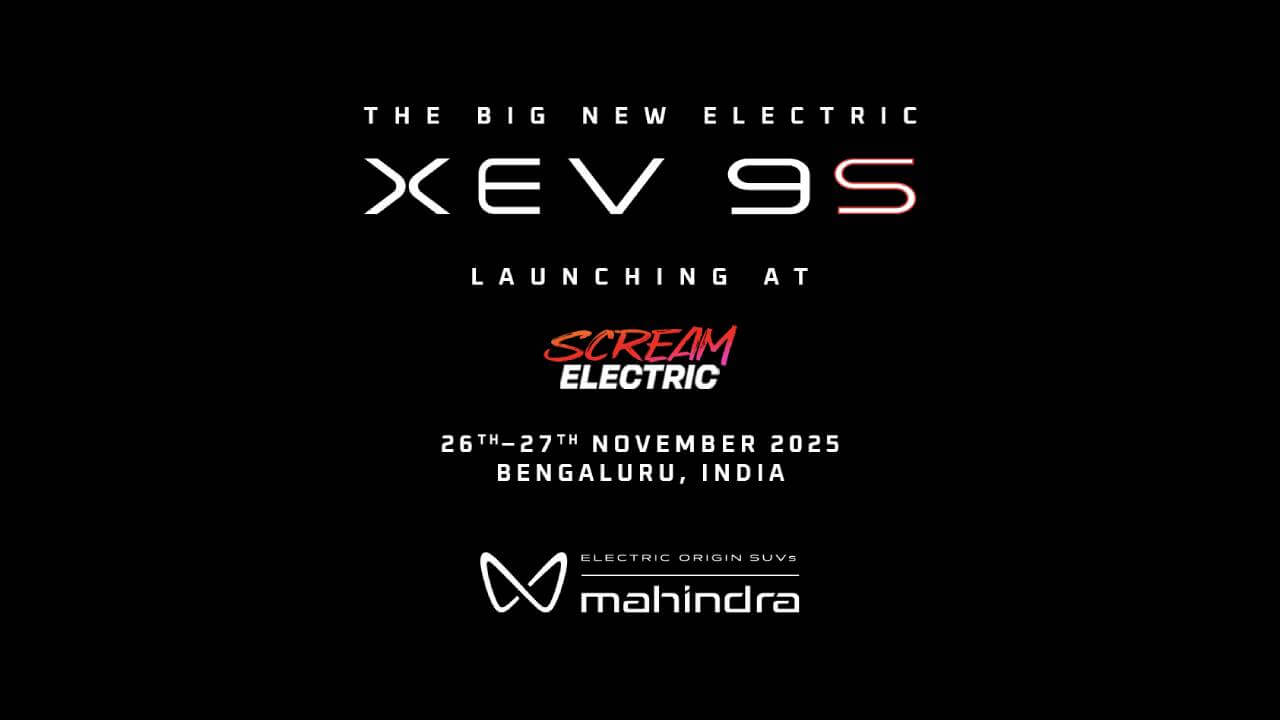 7-सीटर इलेक्ट्रिक Mahindra XEV 9S से 27 नवंबर को उठेगा पर्दा
