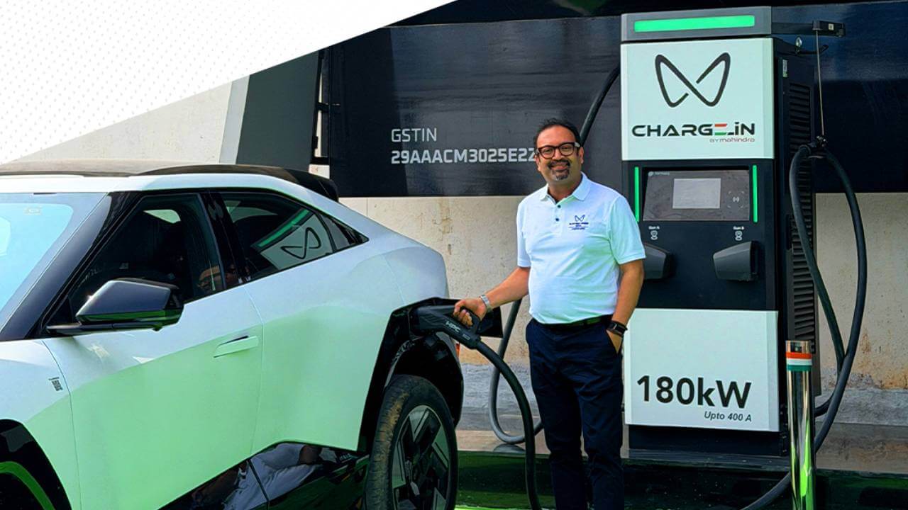 Mahindra & Mahindra Ltd. का अल्ट्रा-फास्ट चार्जिंग नेटवर्क Charge IN शुरू