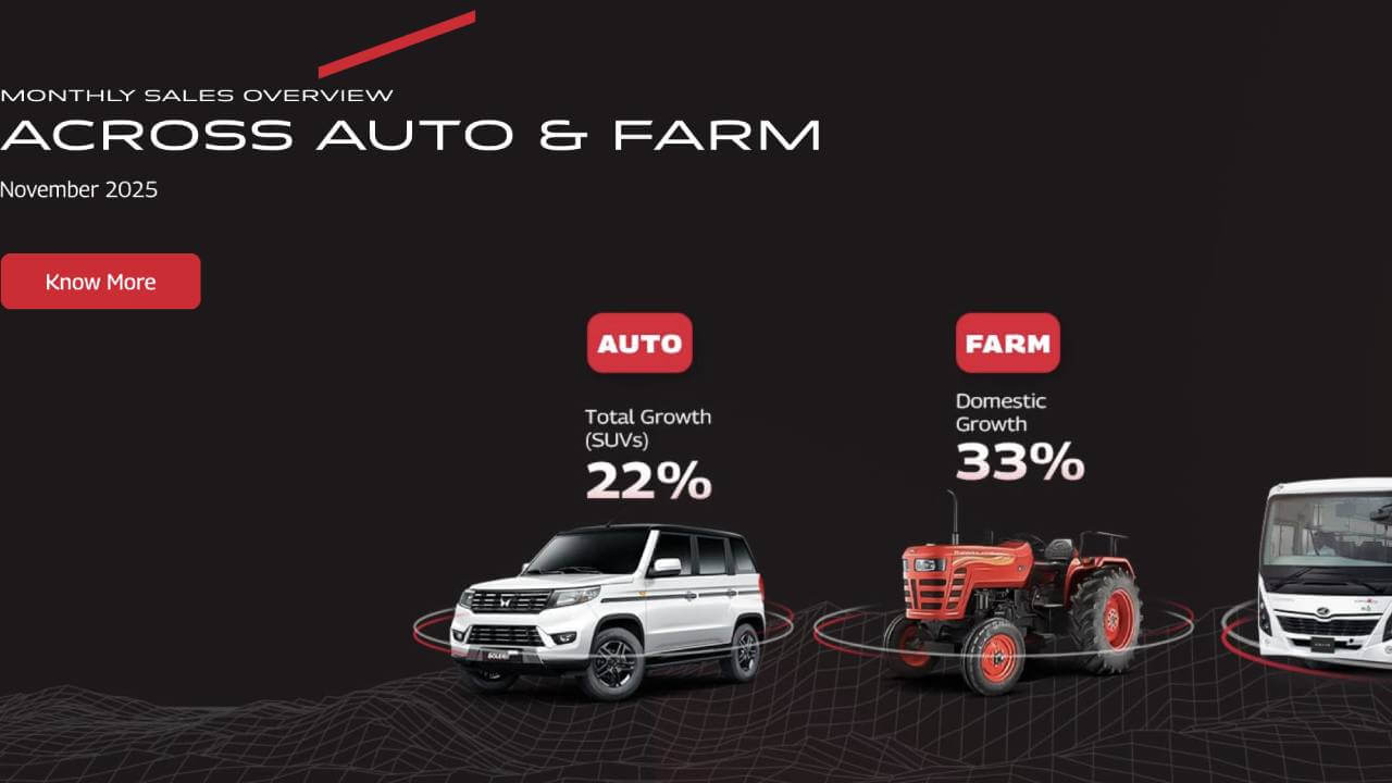 Mahindra & Mahindra Ltd. के लिए सुपर नवंबर, 2,232 ट्रक–बस बिके, 57% सालाना उछाल से मार्केट में हलचल