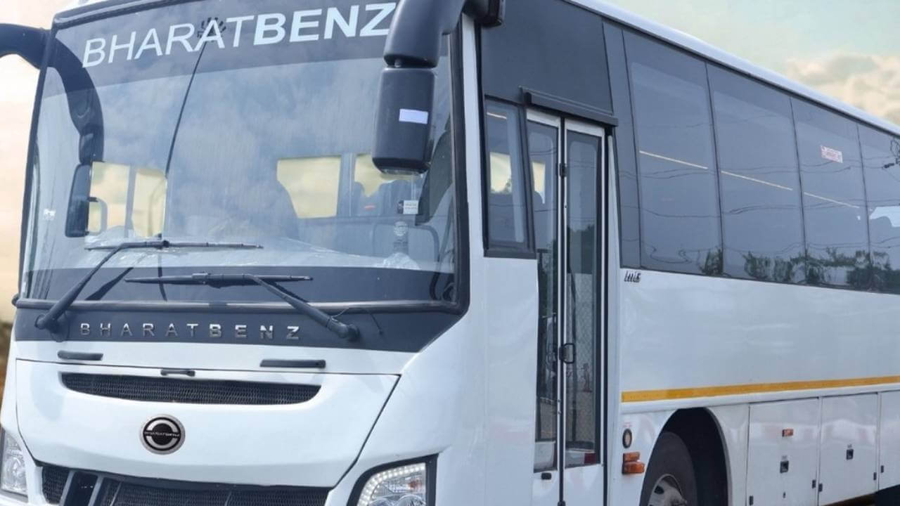 Bharat benz की 19.5-टन वजन की इंटरसिटी बस लॉन्च, टैंक फुल होने पर 1300+ किमी तक चलेगी