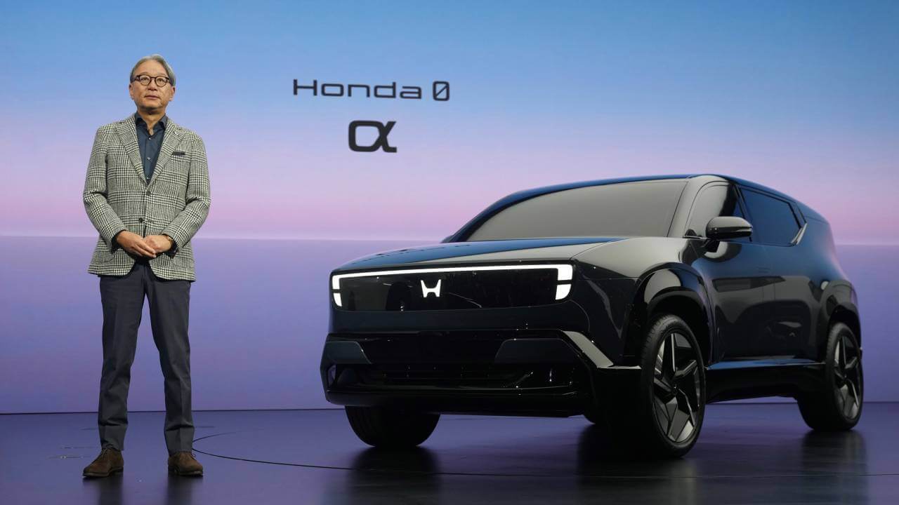 होंडा ला रहा है इलेक्ट्रिक SUV: Japan Mobility Show में Honda 0 α का प्रोटोटाईप हुआ पेश, इंडिया में 2027 से बिकेगी