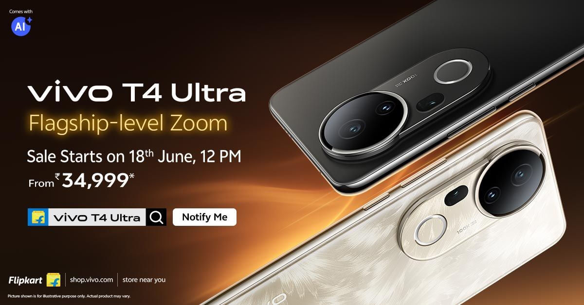 कैमरा-किंग स्मार्टफोन की एंट्री : भारत में vivo T4 Ultra की बिक्री शुरू