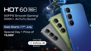 9999 रुपये में Infinix HOT 60 5G+ इंडिया में लॉन्च : एक बटन और 30 काम