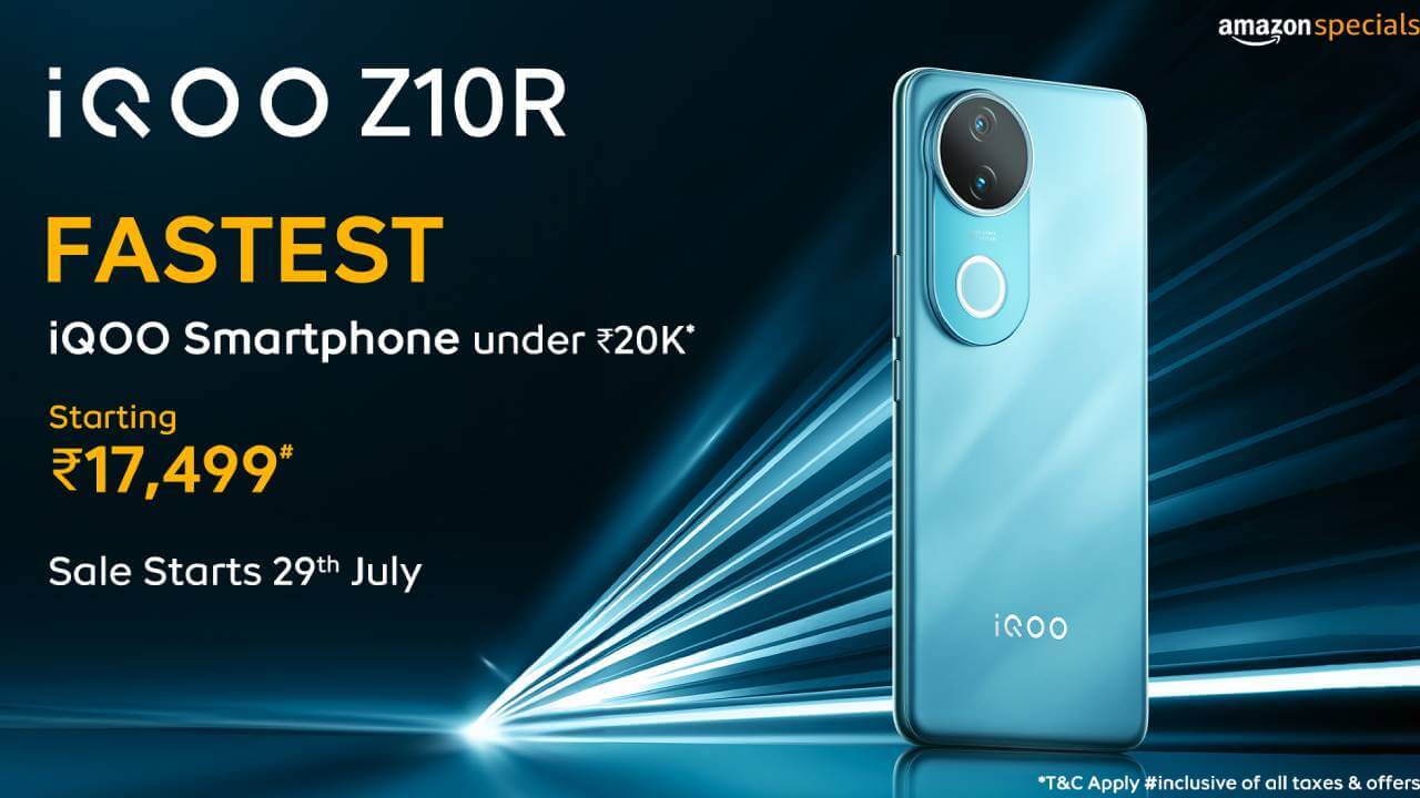 iQOO का नया ‘कैमरा किंग’ Z10R लॉन्च: 32MP 4K सेल्फी कैमरा, मिलिट्री-ग्रेड मजबूती