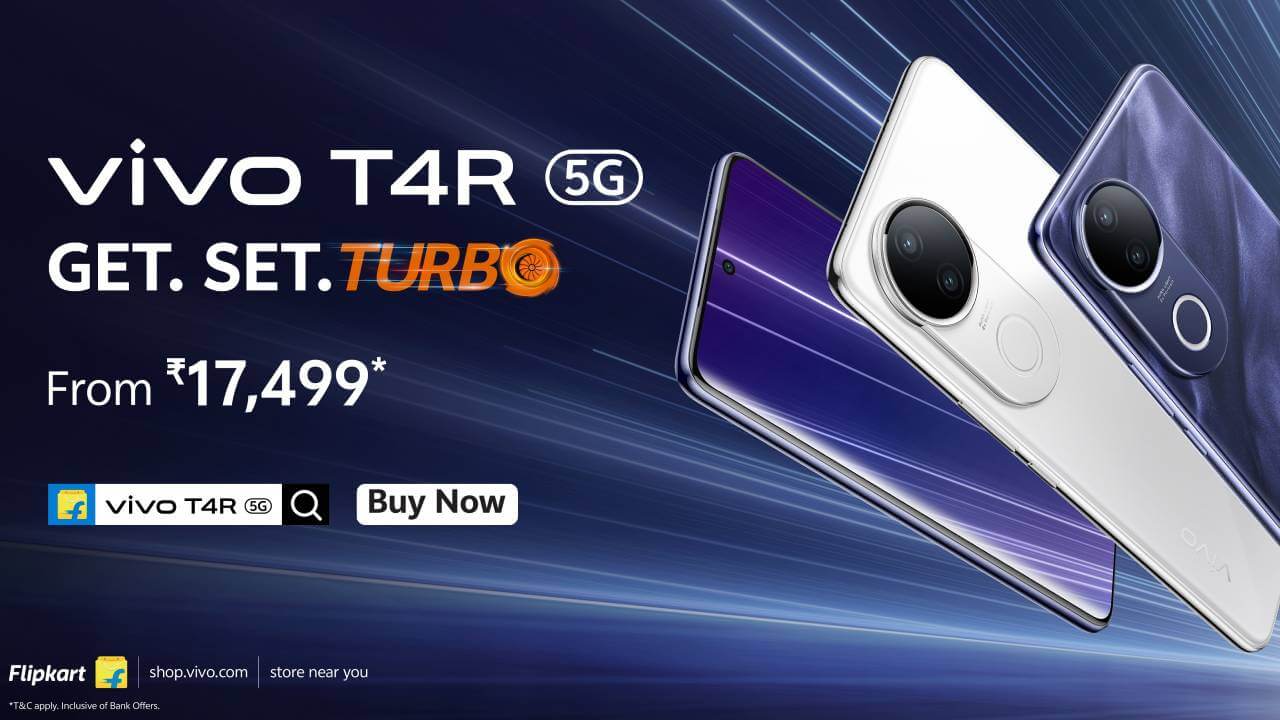 इंडिया के सबसे पतले क्वाड-कर्व्ड फोन vivo T4R 5G की बिक्री शुरू, ऑफर्स ऐसे कि जेब खुश
