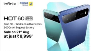 Infinix HOT 60i 5G : अब केवल 8,999 रुपये में, शाही अंदाज और बैटरी के बाजीगर को अपना बनाइए