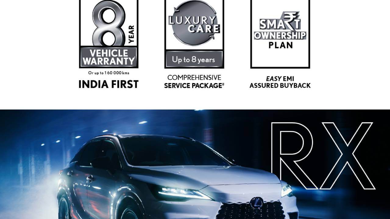 Lexus ने लॉन्च किया स्मार्ट ओनरशिप प्लान: अब लग्जरी कार खरीदना हुआ और भी आसान