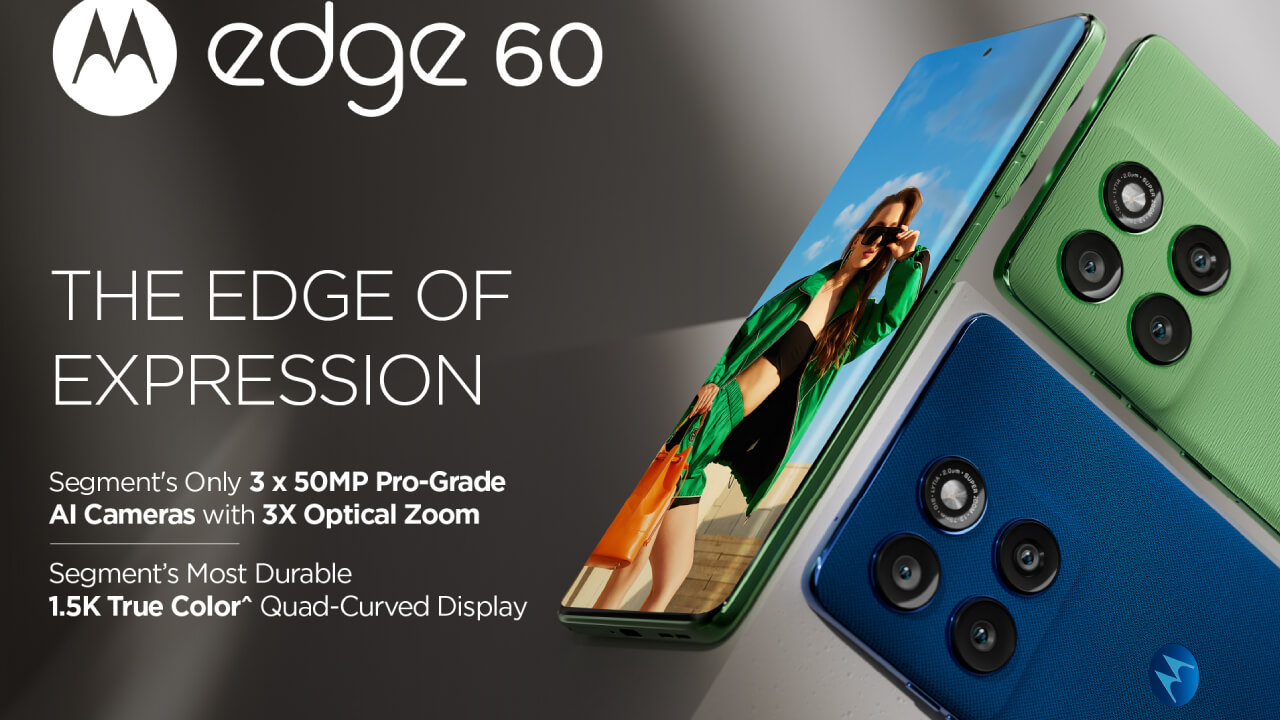 बारिश में भीगे या गीले हों हाथ, Motorola Edge 60 को कोई फर्क नहीं पड़ता