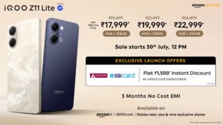 iQOO Z11 Lite 5G लॉन्च: ₹17,999 में AI फीचर्स, 6500mAh बैटरी, स्टूडेंट्स की पहली पसंद बनने की तैयारी