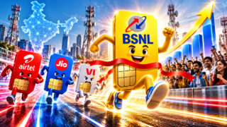 टेलीकॉम की जंग में BSNL ने मारी बाजी! Jio, Airtel और Vi को ग्रोथ में पछाड़ा