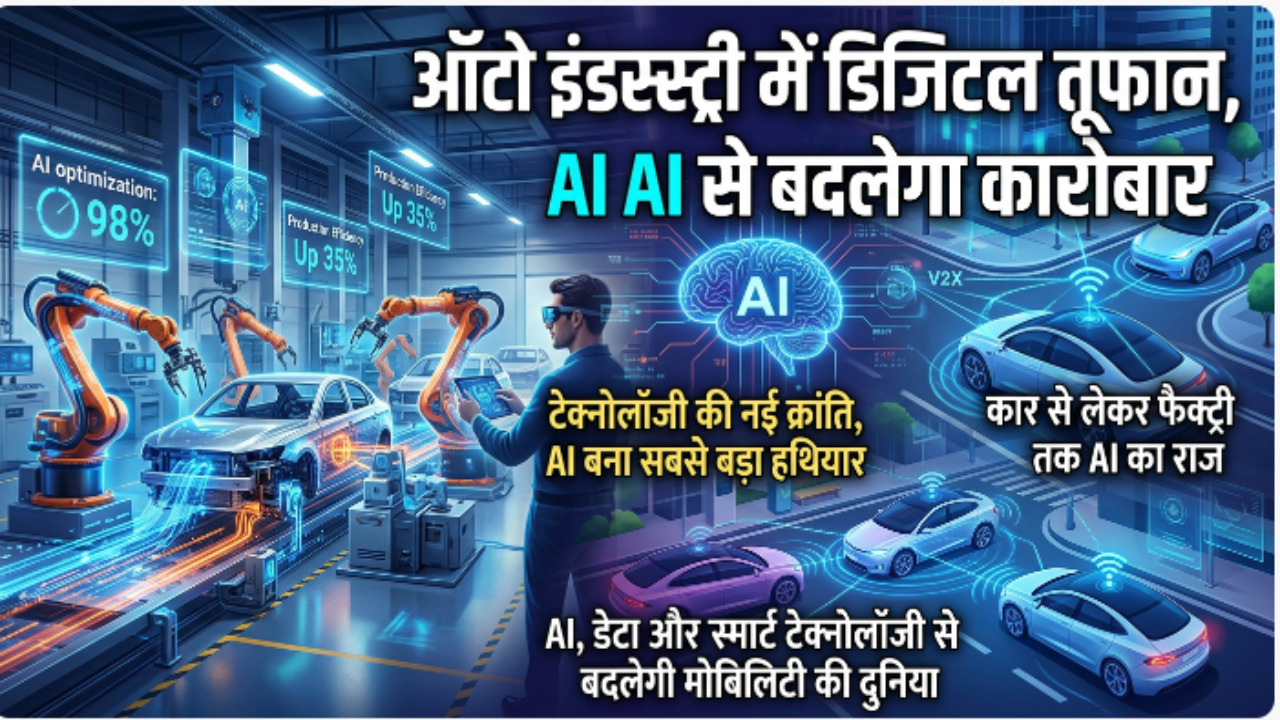 ऑटो इंडस्ट्री में डिजिटल तूफान, AI से बदलेगा कारोबार