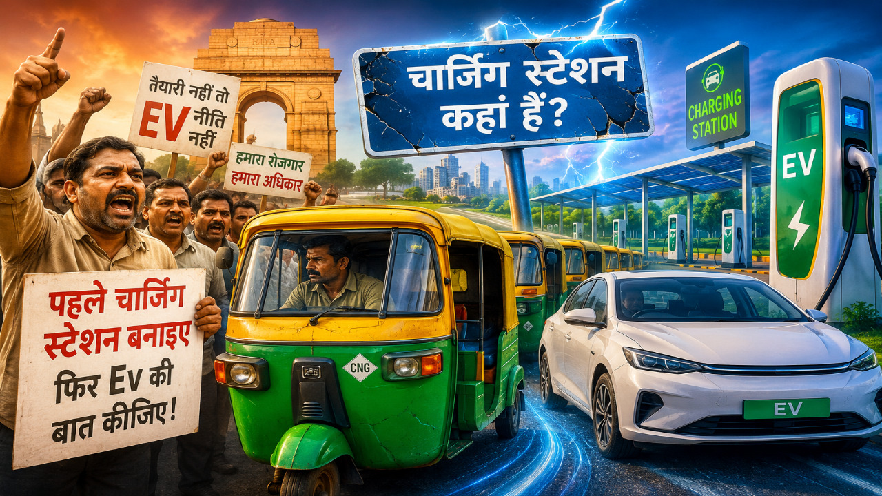 ‘पहले चार्जिंग स्टेशन बनाइए, फिर EV को जरूरी बना ग्रीन दिल्ली का सपना दिखाइए’