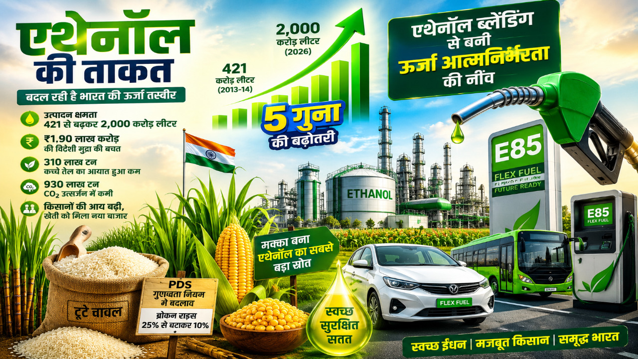 421 से 2,000 करोड़ लीटर… इंडिया में एथेनॉल प्रोडक्शन की रिकॉर्ड उड़ान