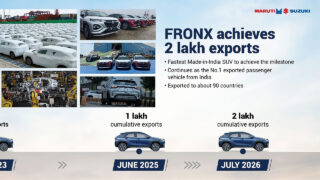 इंडिया की FRONX का दुनिया में जलवा, 38 महीने में 2 लाख SUV विदेश पहुंची