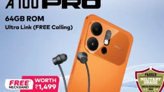 itel A100 Pro 4GB फोन खरीदो, 1499 रुपये का Premium Neckband फ्री