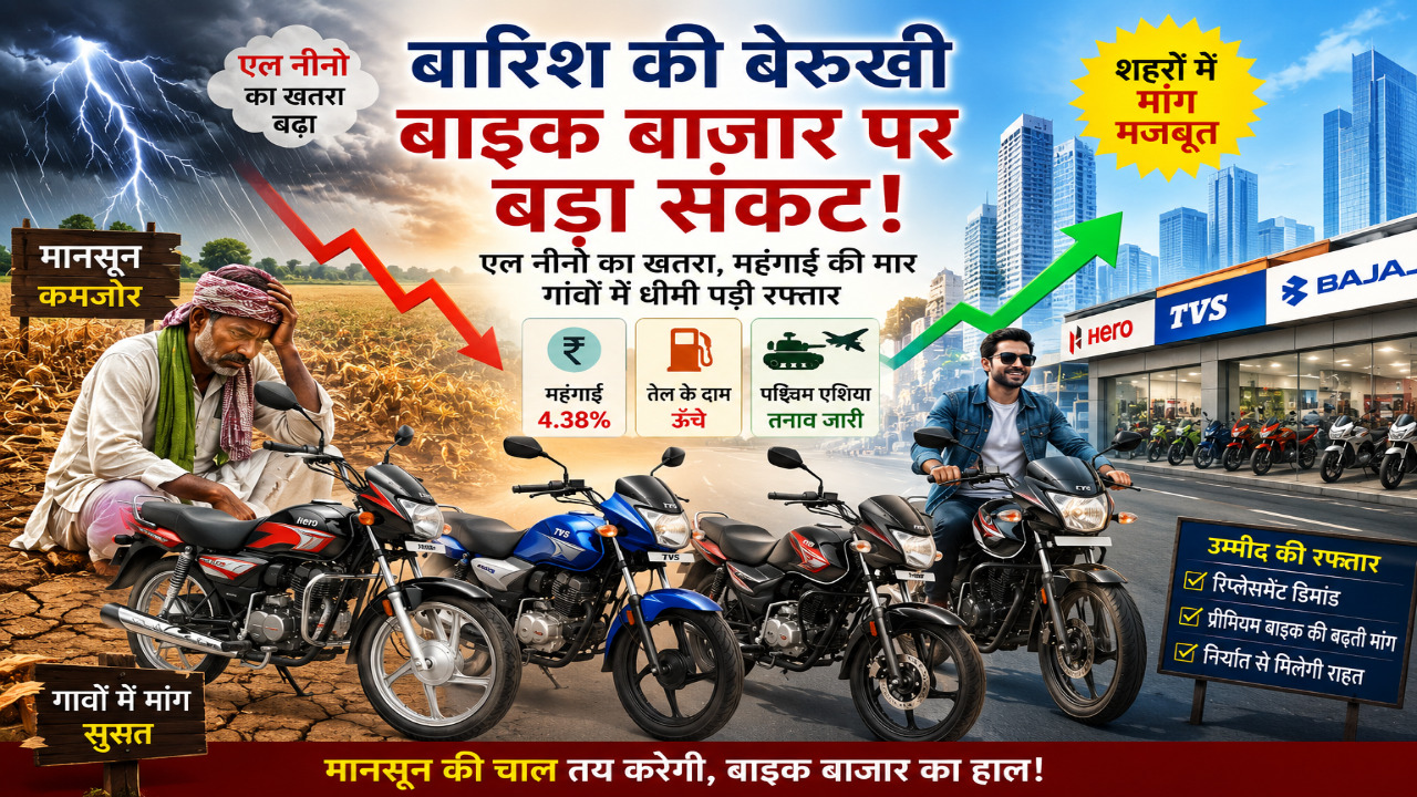 महंगाई और कमजोर मानसून का डबल अटैक, स्कूटर-बाइक मार्केट पर संकट