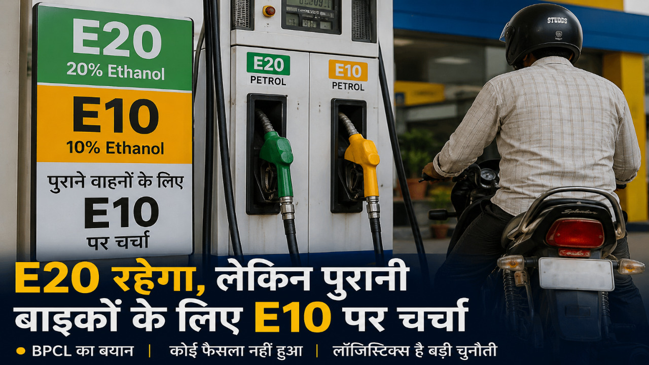 E20 पर नहीं लगेगा ब्रेक, मगर पुरानी स्कूटर-बाइक्स को मिल सकता है E10!