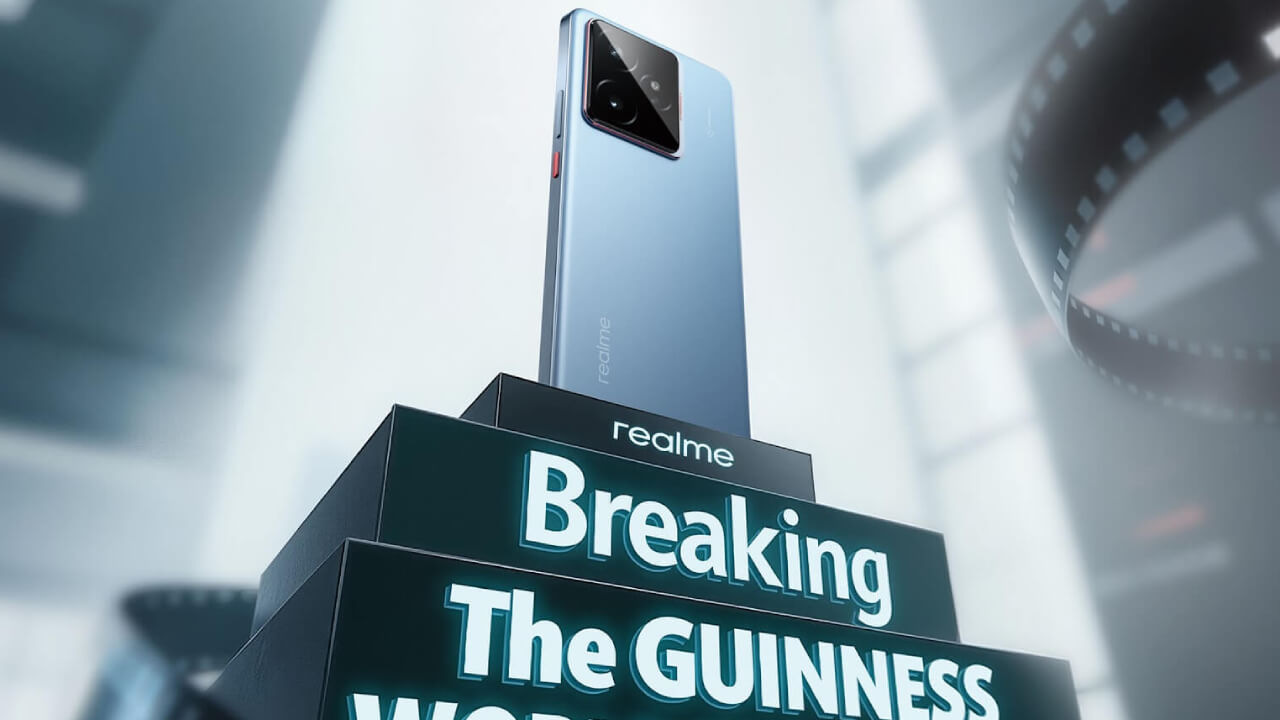 Realme GT 7 ने रचा इतिहास, मोबाइल पर 24 घंटे तक नॉनस्टॉप फिल्में चलाकर बनाया गिनीज वर्ल्ड रिकार्ड !