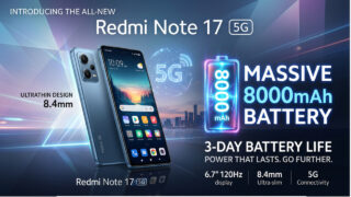 8000mAh बैटरी संग Redmi Note 17 5G लॉन्च, कीमत 24,999 रुपये