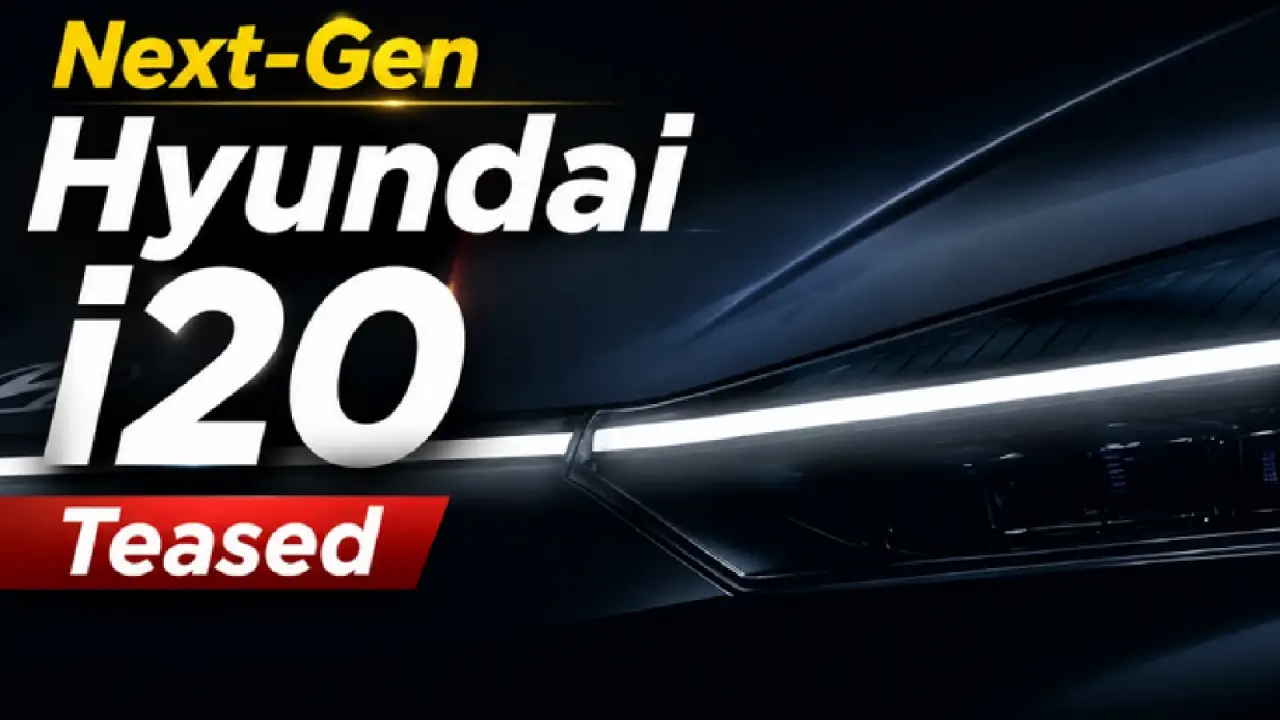 Hyundai i20 के टीज़र में सुपरकार जैसी स्टाइल, पहली झलक ने बढ़ाई धड़कन